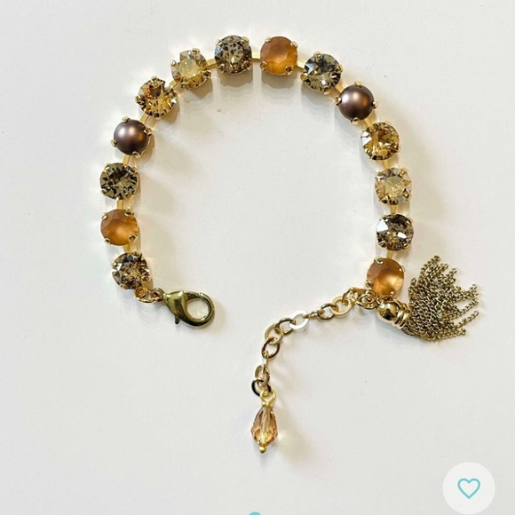 Jewelry - ❤️ TWO Never worn handmade crystal diamond bracelets with extenders